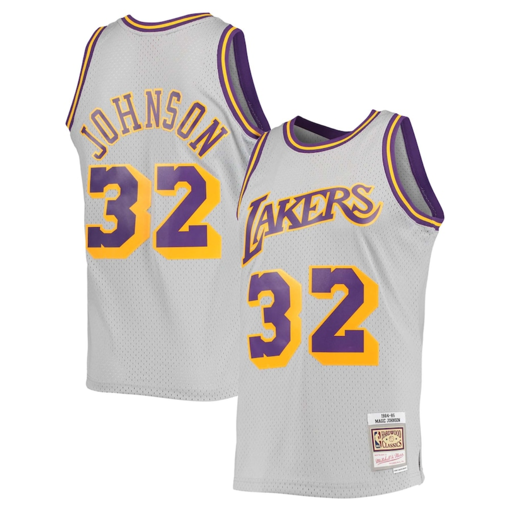 Jersey Mitchell & Ness NBA Los Angeles Lakers Team Color Swingman 1984 Magic Johnson
