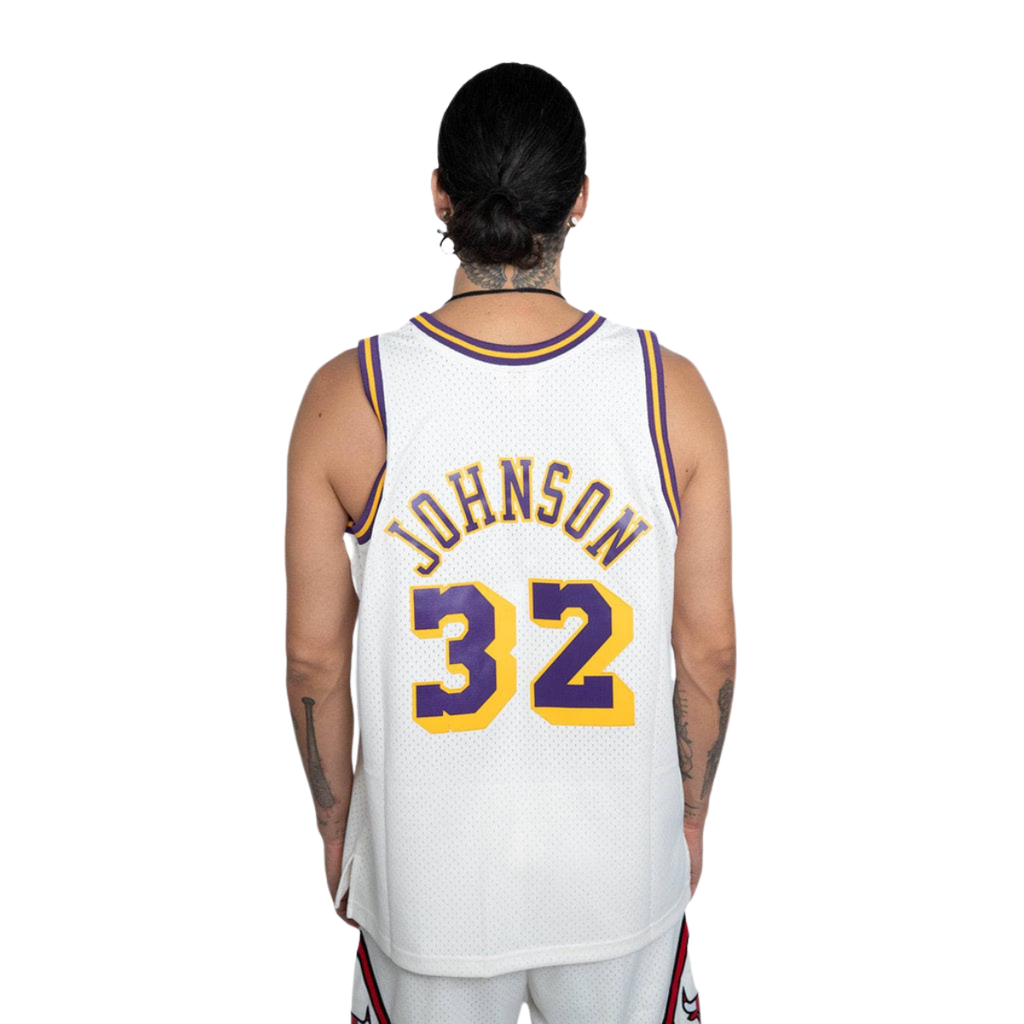 Jersey Mitchell & Ness NBA Los Angeles Lakers Team Color Swingman 1984 Magic Johnson