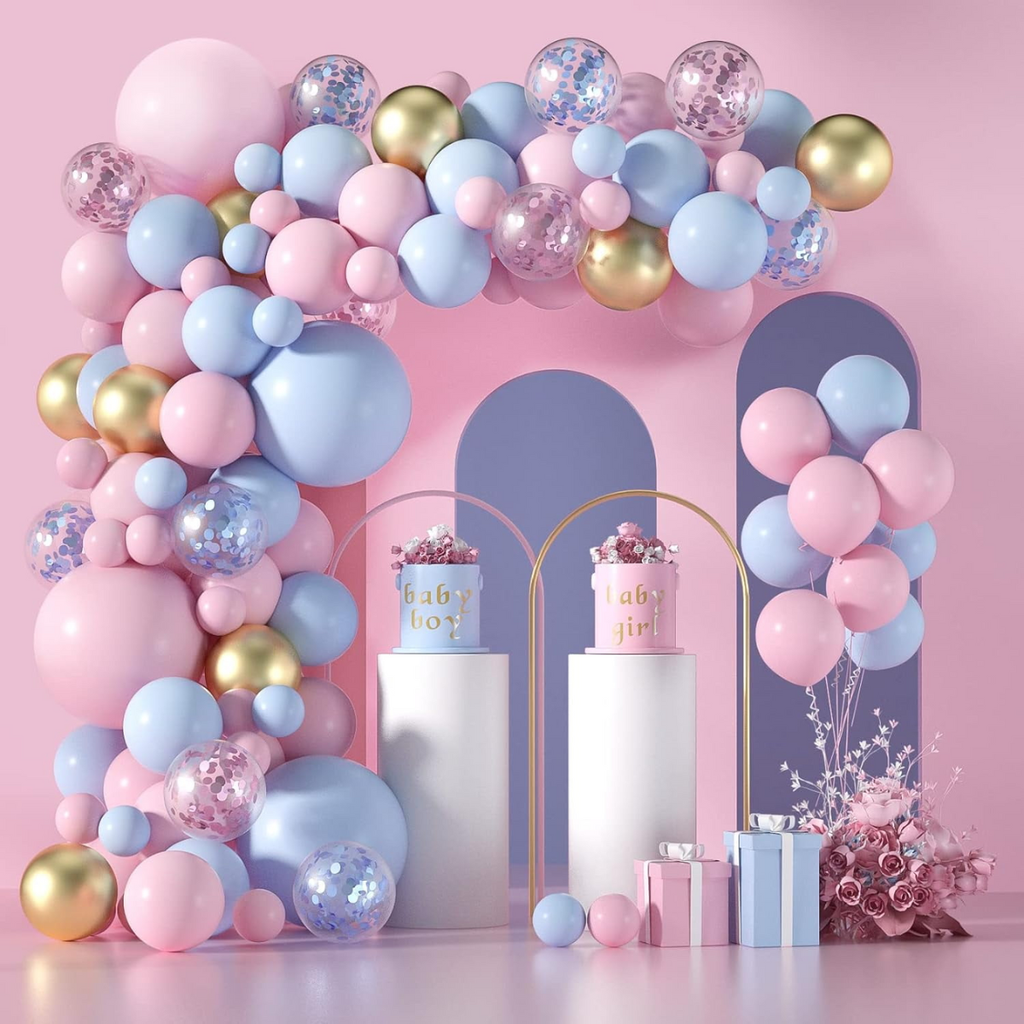 Pack 300 globos Payaso Decorator No. 9 Gender reveal