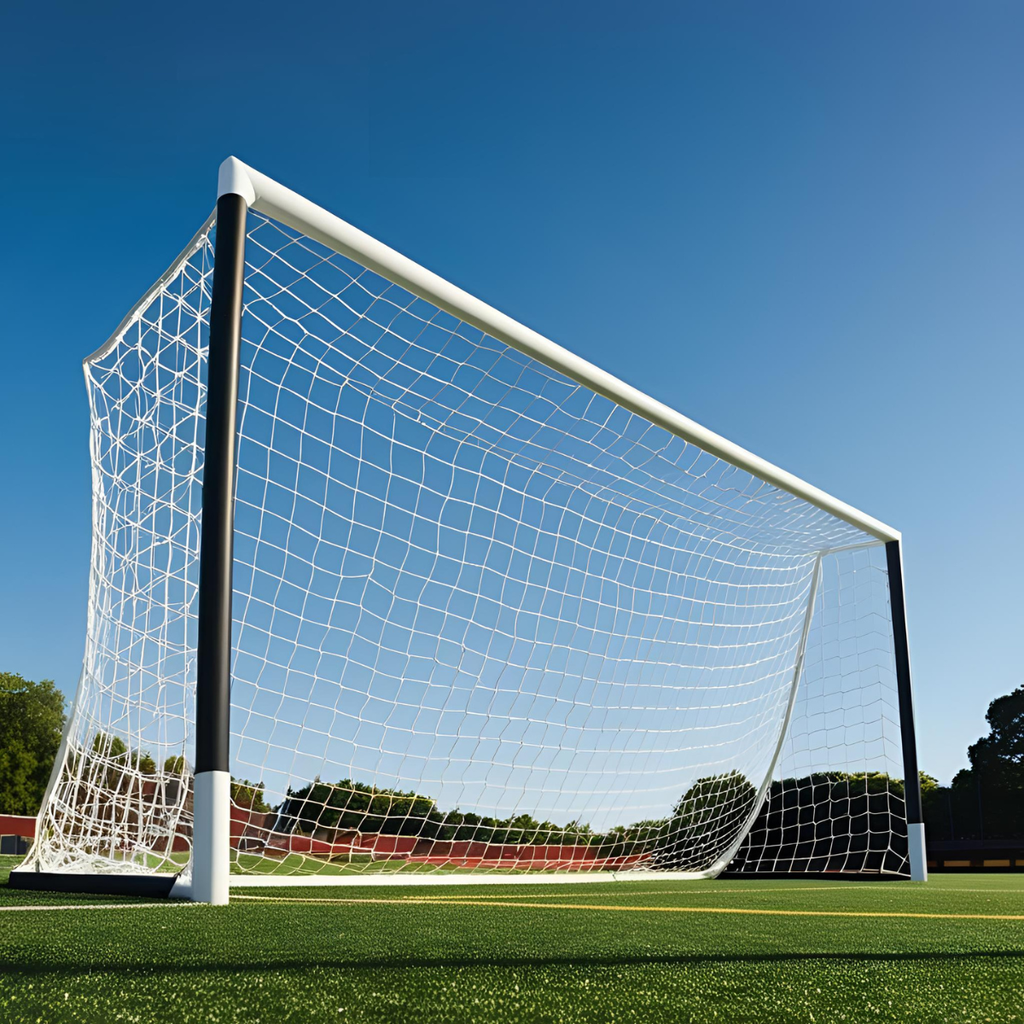 Par de redes de fútbol soccer RDR 832 No.15 hilo natural