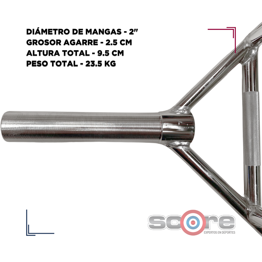Barra Olímpica Hexagonal IronFit
