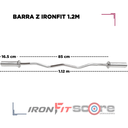 Barra Z IronFit 1.2m