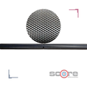 Barra Semi-olímpica IronFit 1.8m 11.8kg Sin Bujes