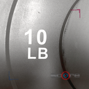 Par de Discos Bumper Rígidos IronFit de 10 Lbs