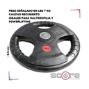 Par de Discos Recubiertos 2" IronFit de 20 kg
