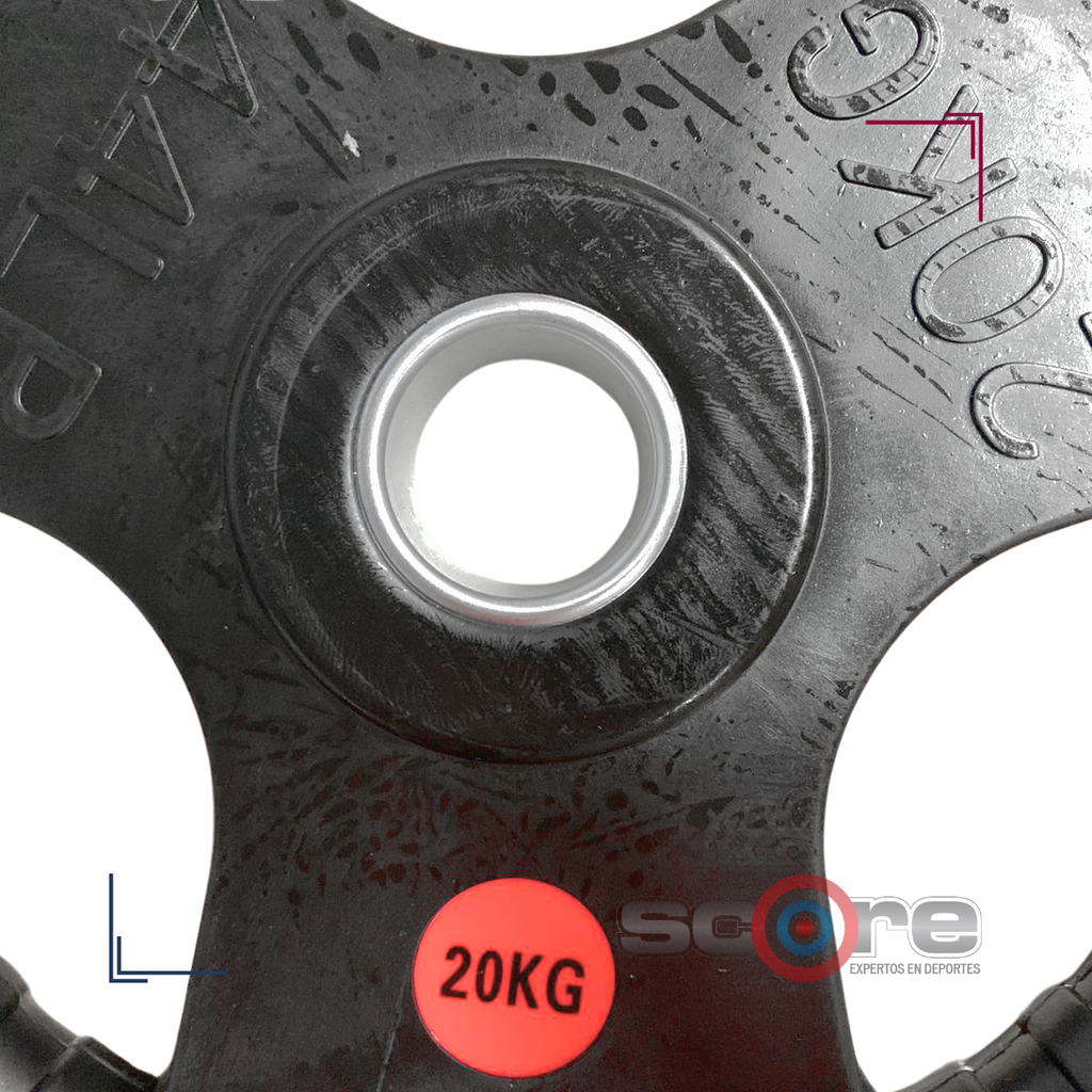Par de Discos Recubiertos 2" IronFit de 20 kg