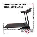 Caminadora Ragnarok RR8050 1.5HP Inclinación Automática