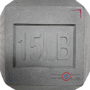 Par de Mancuernas Hexagonales IronFit 15 Lbs