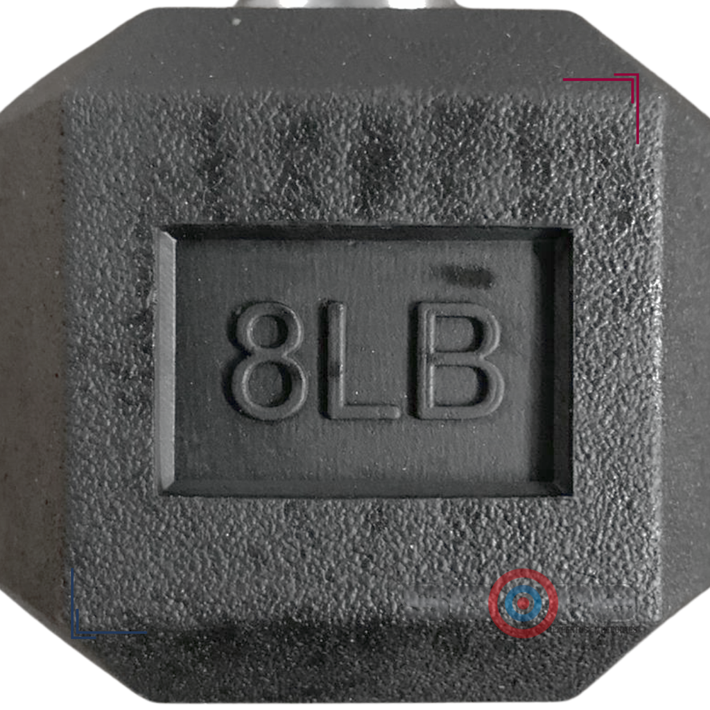 Par de Mancuernas Hexagonales IronFit 8 Lbs