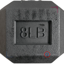 Par de Mancuernas Hexagonales IronFit 8 Lbs