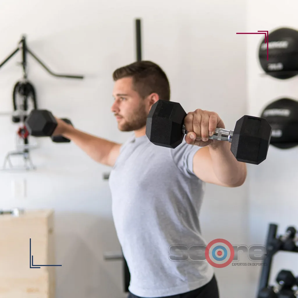 Par de Mancuernas Hexagonales IronFit 10 Lbs