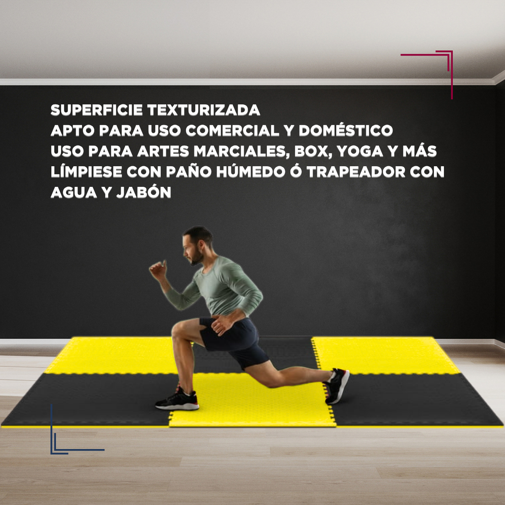 Piso Tatami Wod Pro 20 mm 1 m² Rompecabezas (10 Metros)