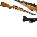 Rifle de CO2 Nova Vista PCP1000 Cal. 5.5 mm Madera Natural Outdoors