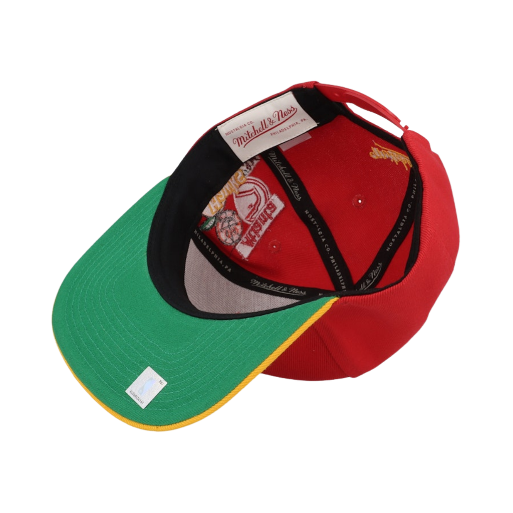 Gorra Mitchell & Ness NBA Hawks Patch Overload