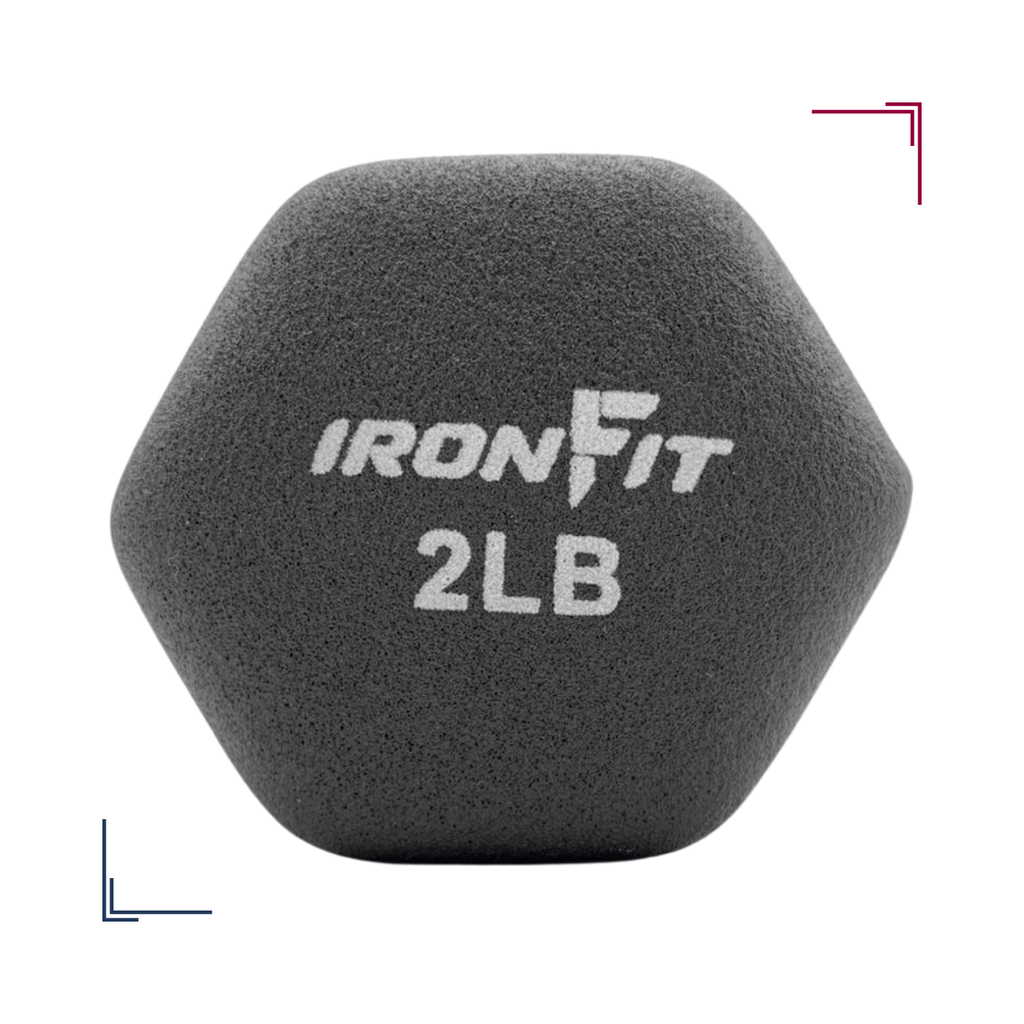 Par de Mancuernas Recubiertas de Neopreno IronFit 2 Libras