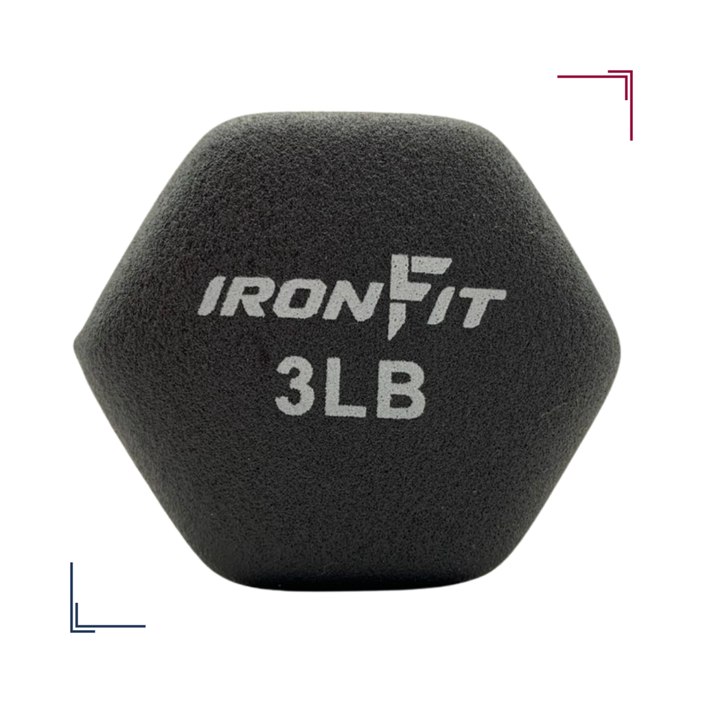 Par de Mancuernas Recubiertas de Neopreno IronFit 3 Libras