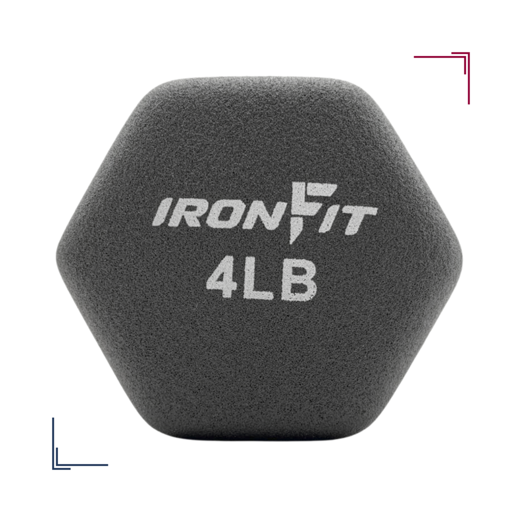 Par de Mancuernas Recubiertas de Neopreno IronFit 4 Libras