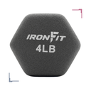 Par de Mancuernas Recubiertas de Neopreno IronFit 4 Libras