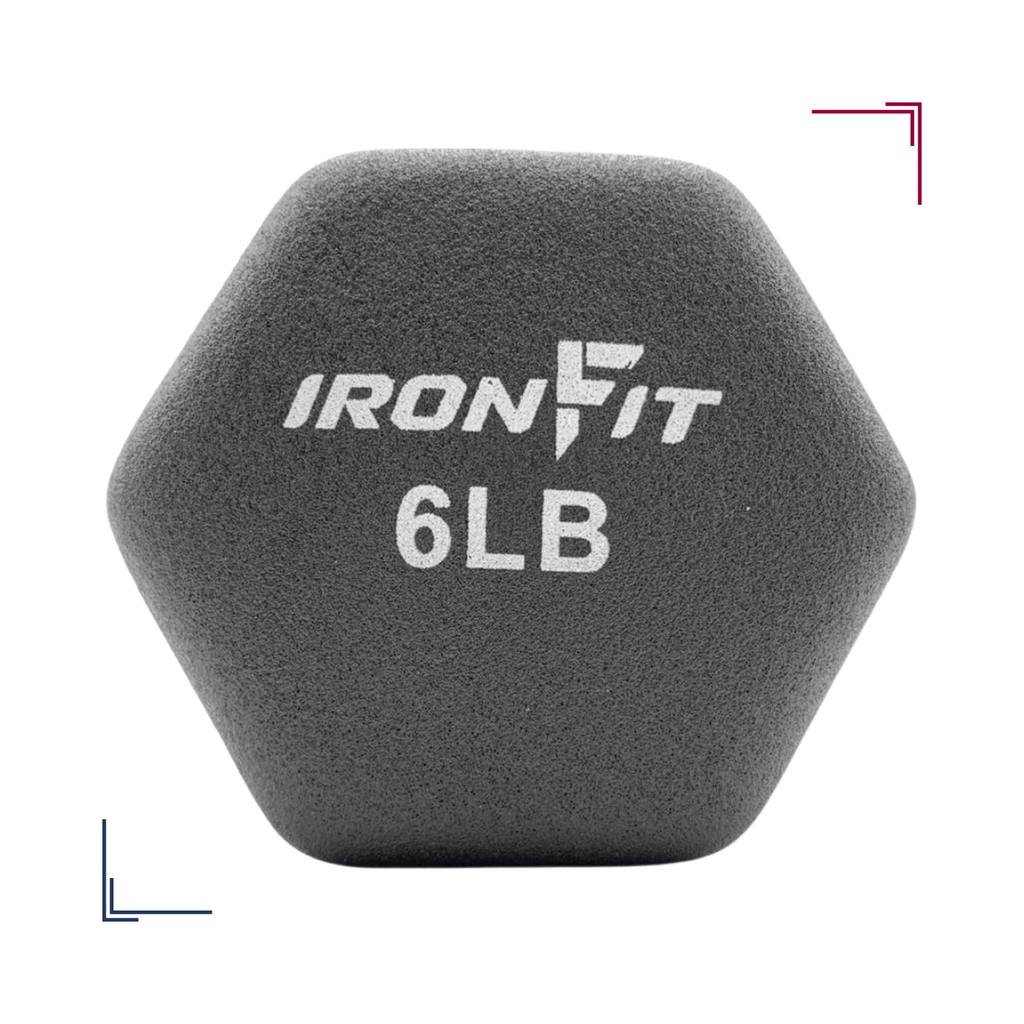 Par de Mancuernas Recubiertas de Neopreno IronFit 6 Libras