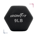Par de Mancuernas Recubiertas de Neopreno IronFit 9 Libras