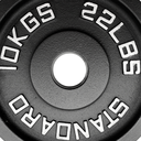 Par de Discos de Acero IronFit 10 kg