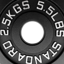 Par de Discos de Acero IronFit 2.5 kg