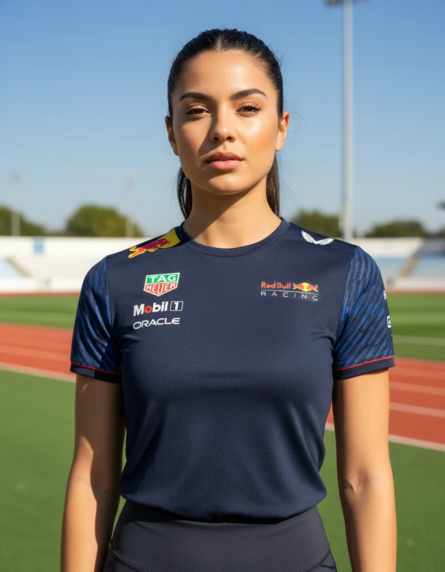 Playera Castore F1 RBR Checo Pérez para Mujer