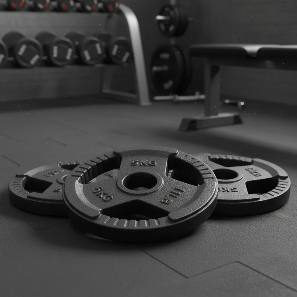 Par de Discos de Acero IronFit 5kg 2"