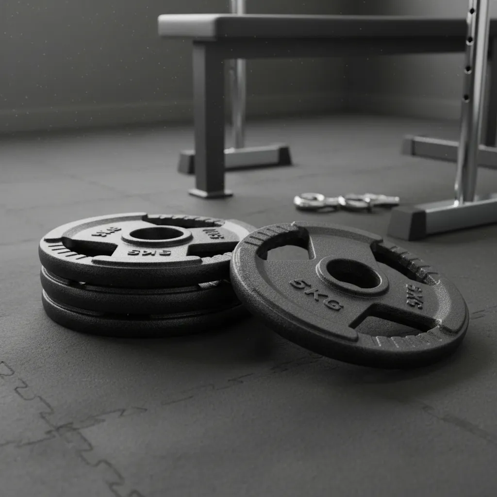 Par de Discos de Acero IronFit 5kg 2"