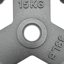 Par de Discos de Acero IronFit 15kg 2"