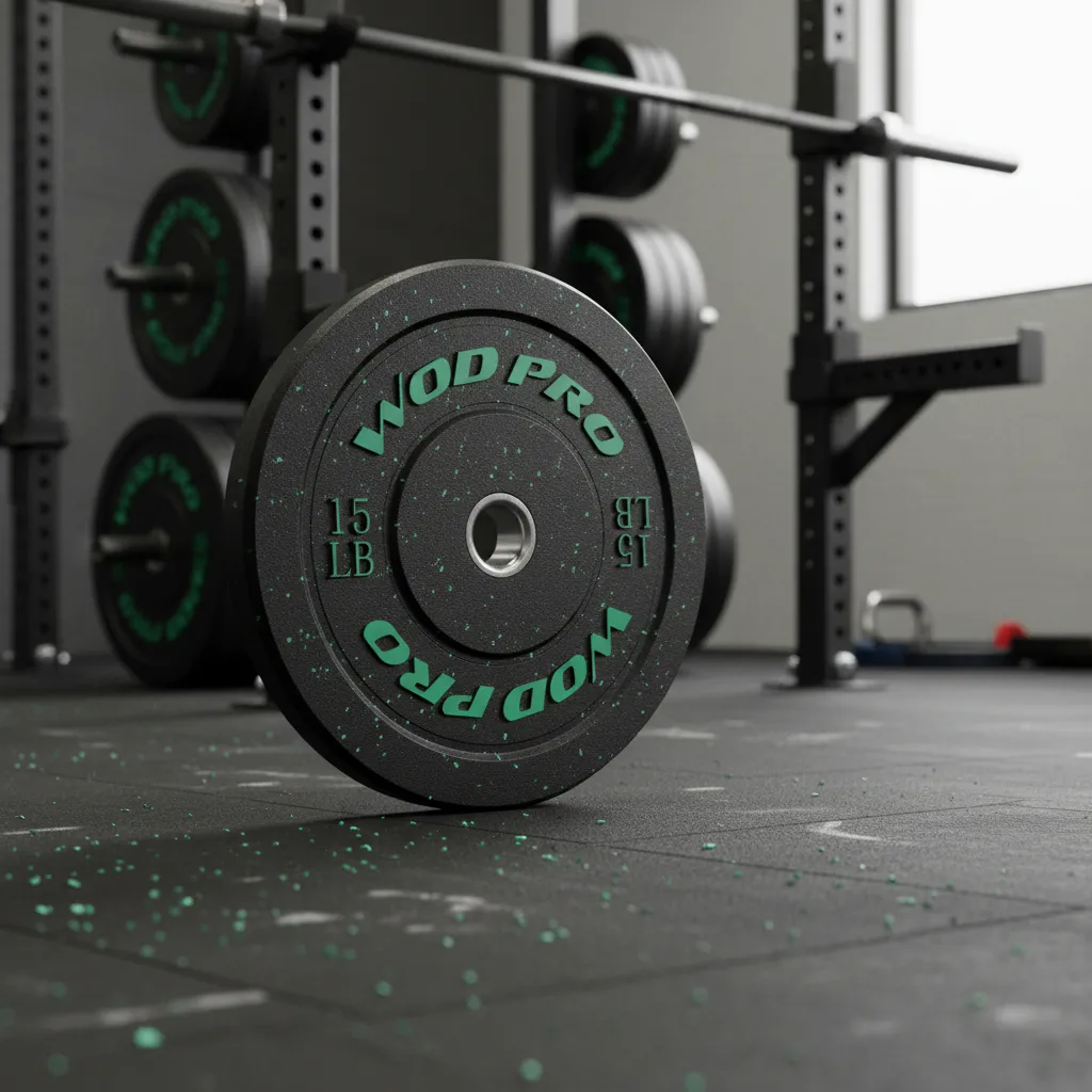 ​Par de Discos Bumper Hi-Temp Wod Pro 15 lbs