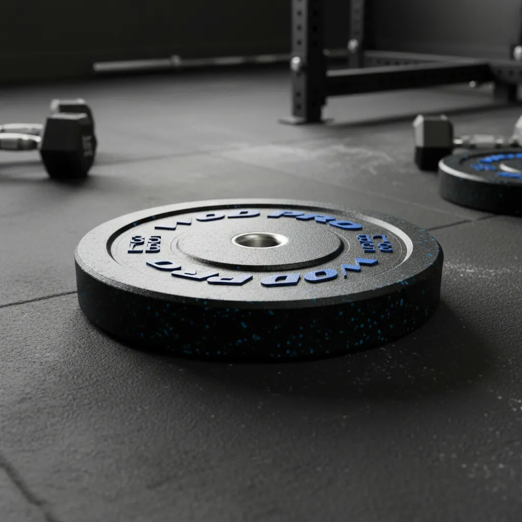 ​Par de Discos Bumper Hi-Temp Wod Pro 35 lbs