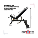 Banca Ajustable Wod Pro Profesional V3