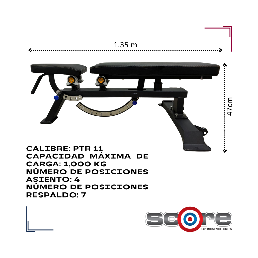 Banca Ajustable Wod Pro Profesional V3