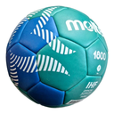 Balón Handball Molten H1A1800-GB Piel Sintética PU Cosido a Mano Libre De Resina Verde/Azul N°1