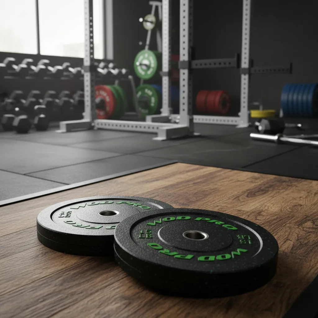 ​Par de Discos Bumper Hi-Temp Wod Pro 15 lbs