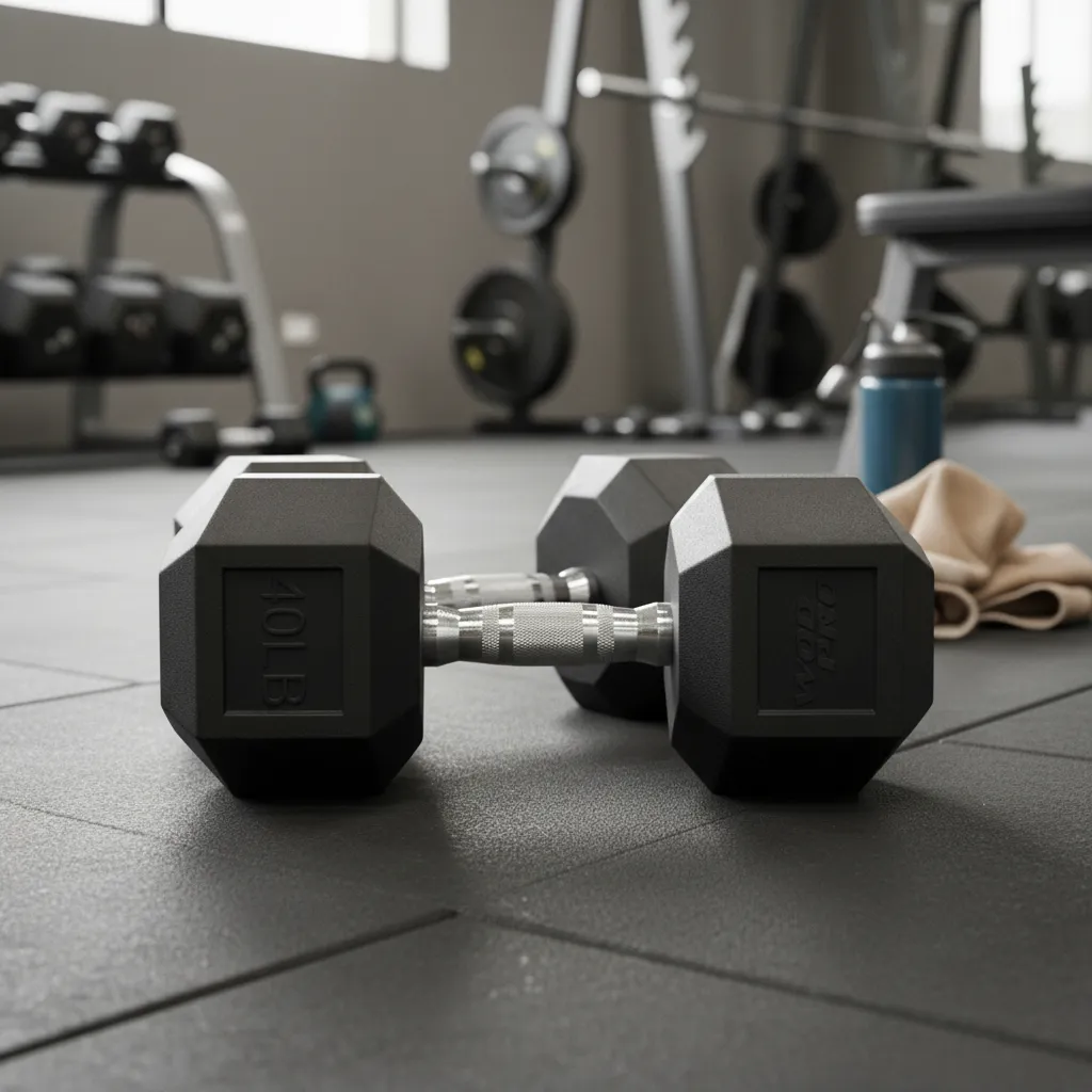 Par de Mancuernas Hexagonales Wod Pro 40 Lbs