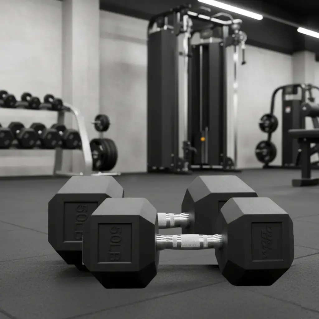 Par de Mancuernas Hexagonales Wod Pro 50 Lbs