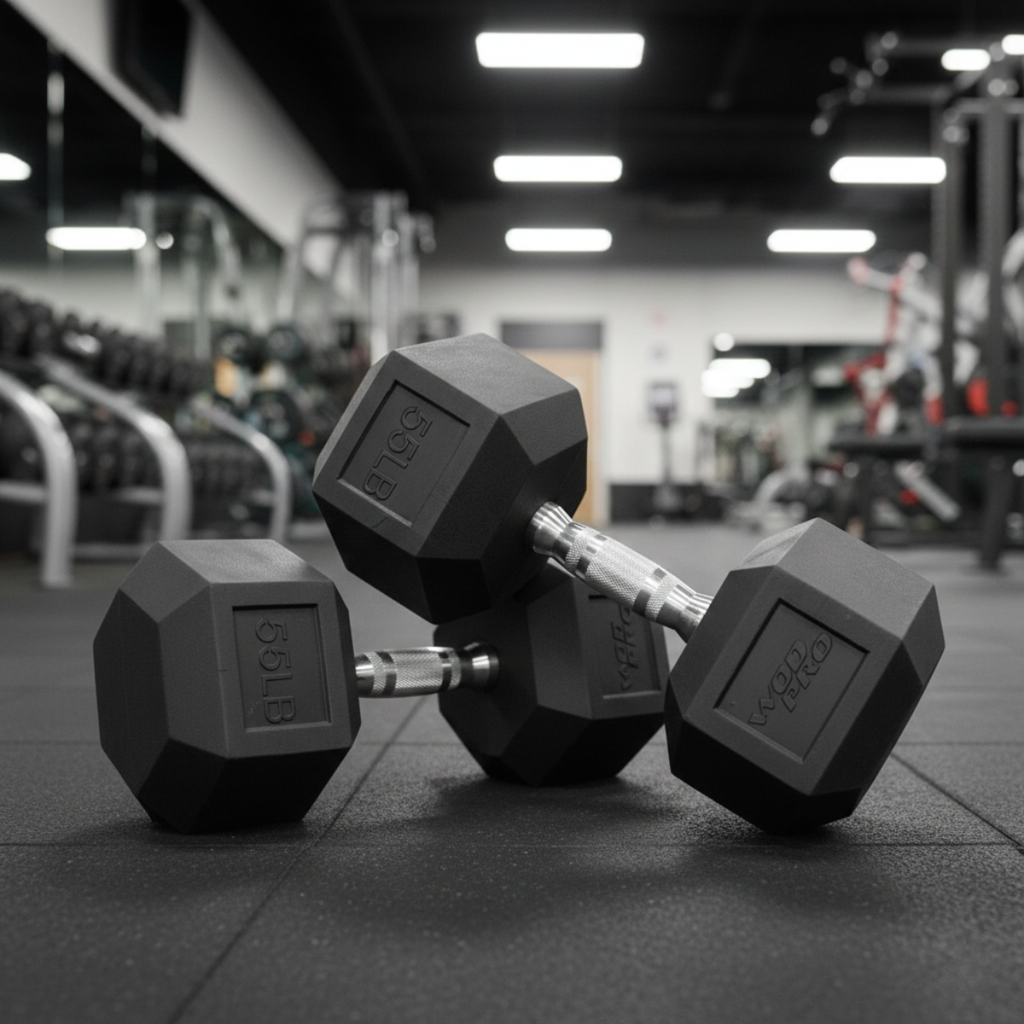 Par de Mancuernas Hexagonales Wod Pro 60 Lbs