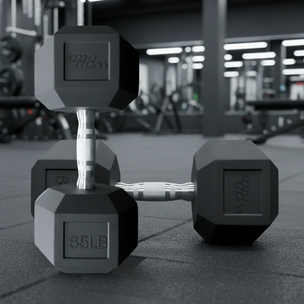 Par de Mancuernas Hexagonales Wod Pro 65 Lbs