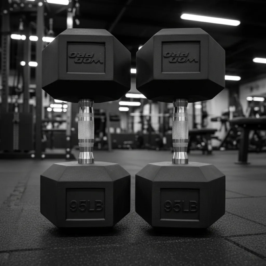 Par de Mancuernas Hexagonales Wod Pro 95 Lbs