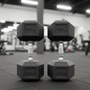 Par de Mancuernas Hexagonales Wod Pro 100 Lbs