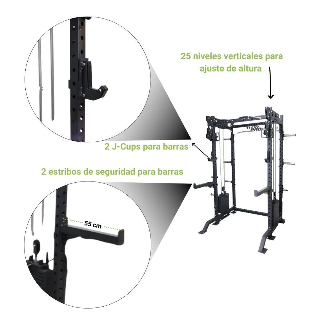 Estación de entrenamiento Wod Pro con peso integrado (3).webp
