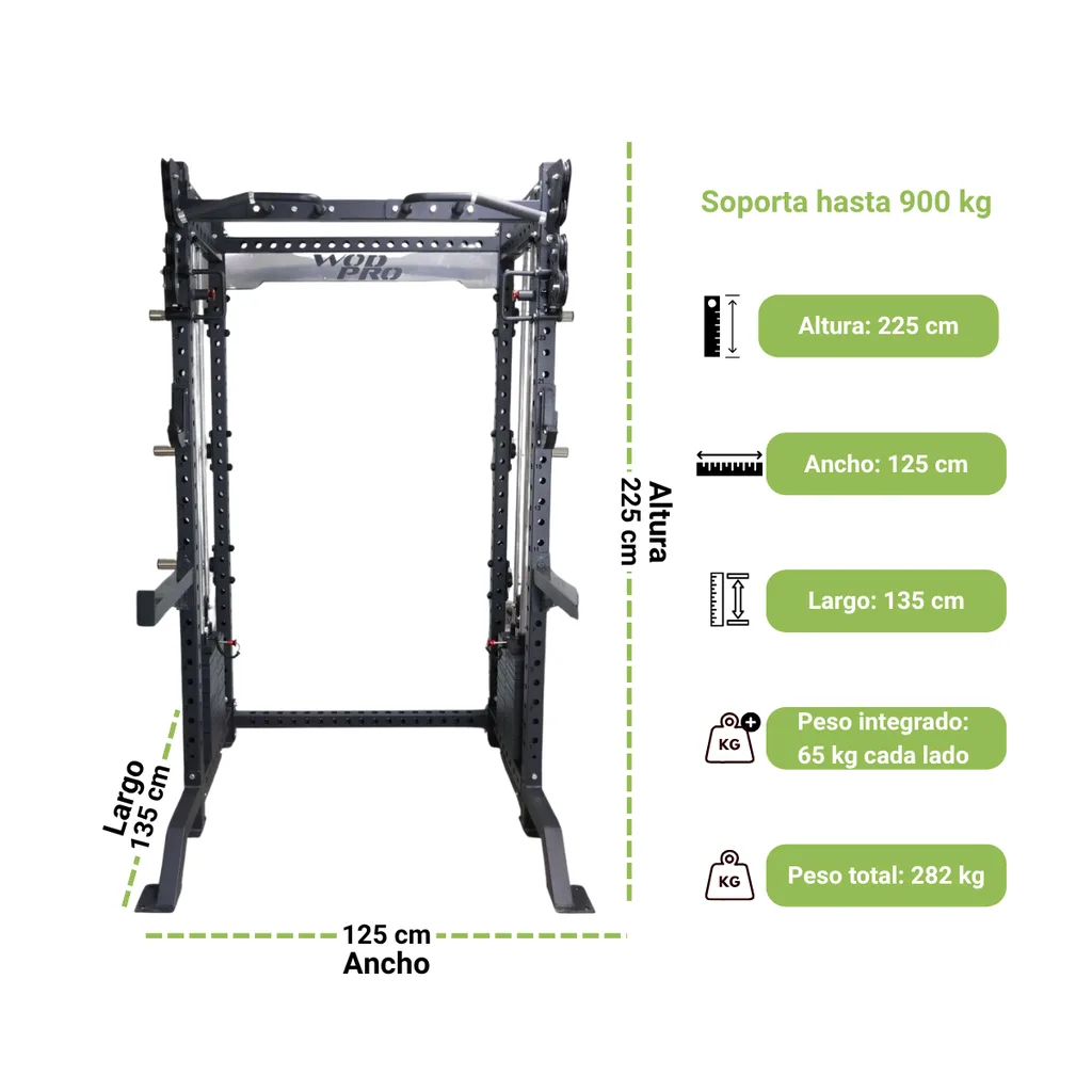 Estación de entrenamiento con peso integrado  Wod Pro.webp