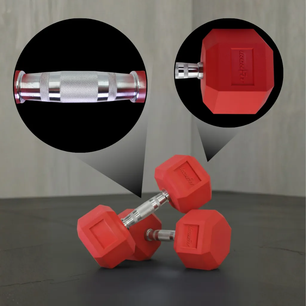 Mancuernas Rojas Hexagonales IronFit (4).webp