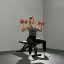 Mancuernas Rojas Hexagonales IronFit(1).webp