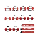 Mancuernas Rojas Hexagonales IronFit (3).webp