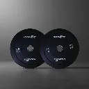 Par Discos Bumper Rígidos IronFit 25 lb (4).webp