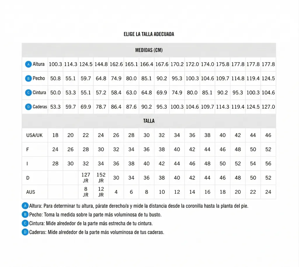 Guía de tallas FireFlow.webp