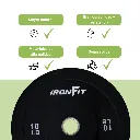 Par Discos Bumper Rígidos 10 lb IronFit  (3).webp